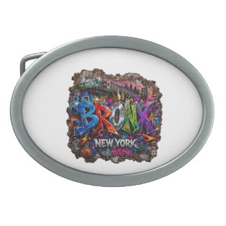 Bronx New York Urban Graffiti Street Art Belt Buckle