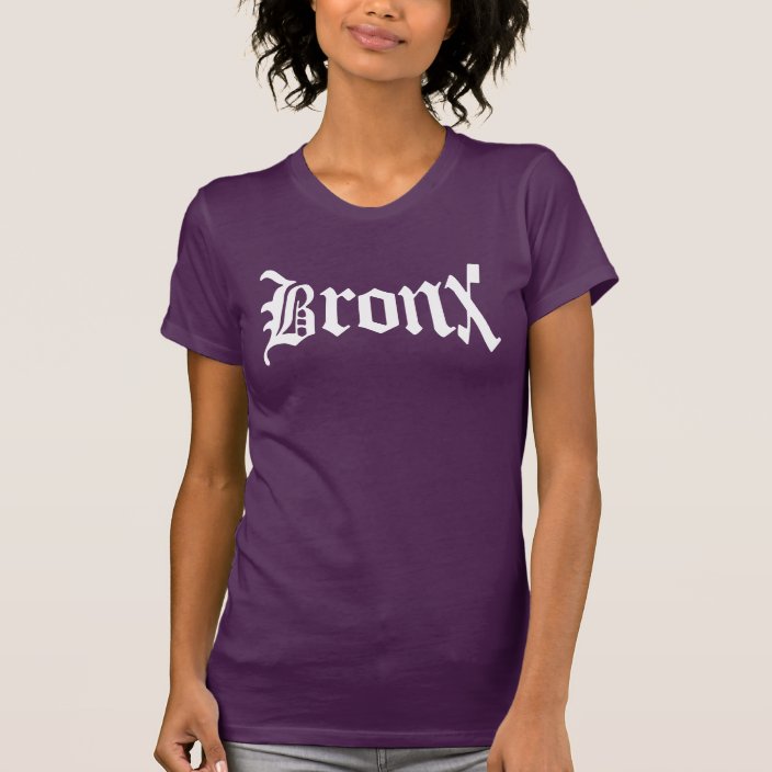 Bronx New York Vintage Text Women S T Shirt Zazzle Com
