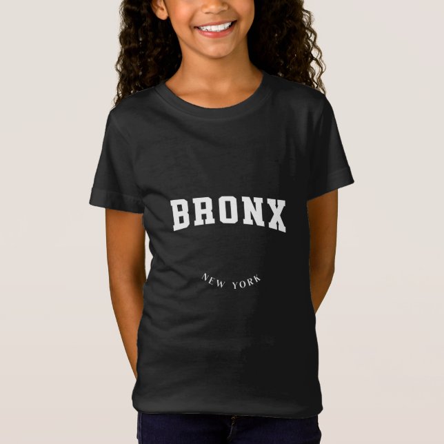 Bronx New York White T-Shirt (Front)