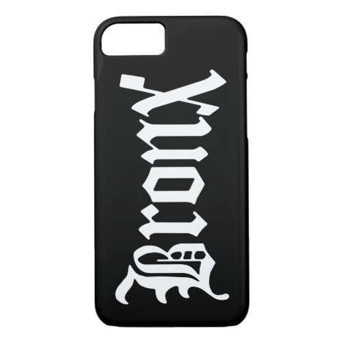 Bronx NYC Vintage Gothic iPhone 7 case