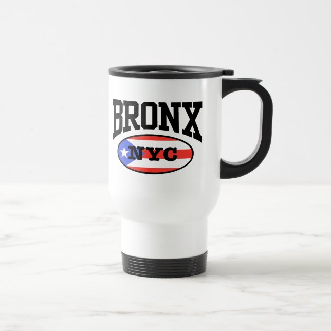 Bronx Puerto Rican Travel Mug (Right)