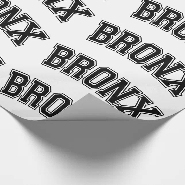 BRONX WRAPPING PAPER | Zazzle