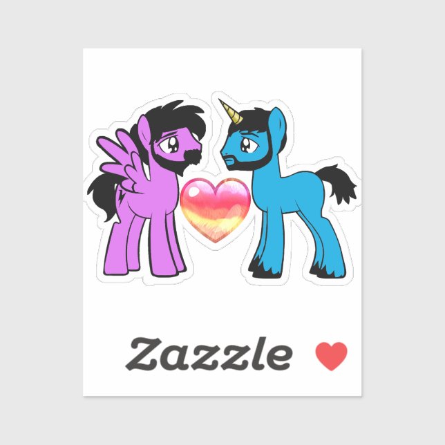 Brony love sticker (Sheet)