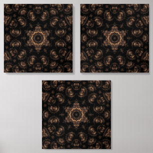Bronze Age Mandala Acrylic Photo Tile