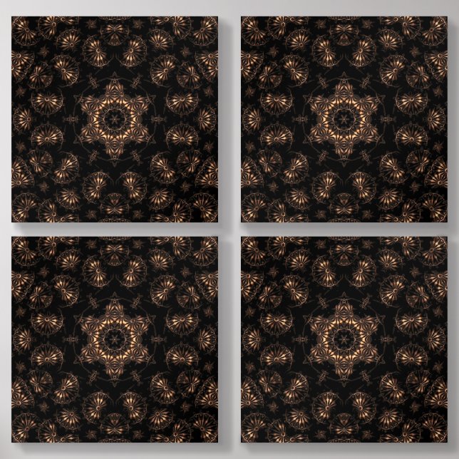 Bronze Age Mandala  Acrylic Photo Tile (Front Set)