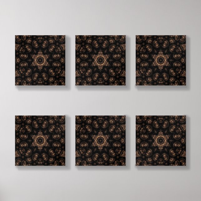 Bronze Age Mandala  Acrylic Photo Tile (Front Set)