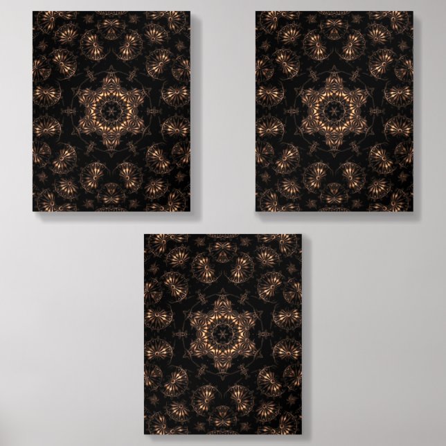 Bronze Age Mandala  Acrylic Photo Tile (Front Set)
