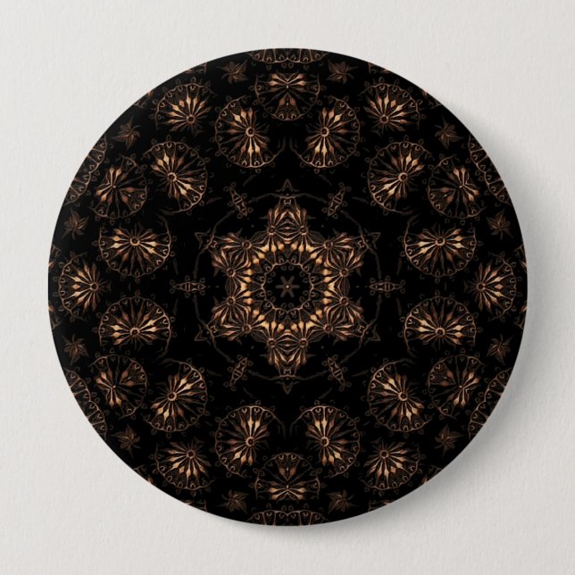 Bronze Age Mandala  Button (Front)