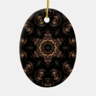 Bronze Age Mandala  Ceramic Ornament