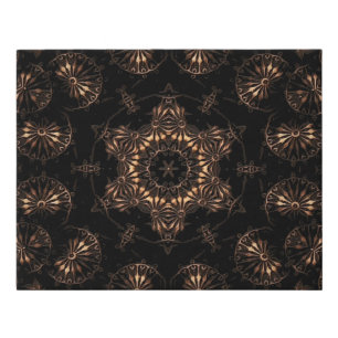 Bronze Age Mandala  Faux Canvas Print