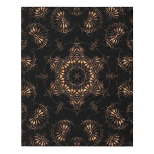 Bronze Age Mandala  Faux Canvas Print