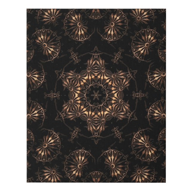 Bronze Age Mandala  Faux Canvas Print (Front)