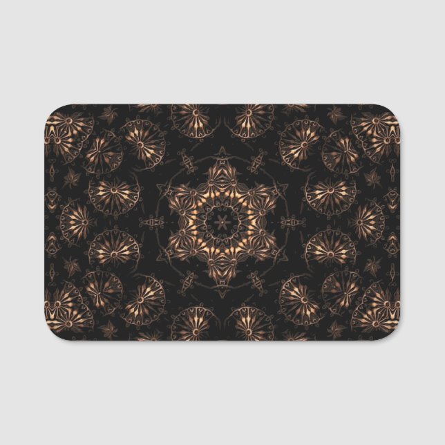 Bronze Age Mandala  Name Tag (Front)