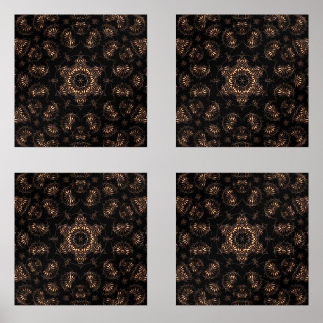Bronze Age Mandala  Wall Art Sets (Front)