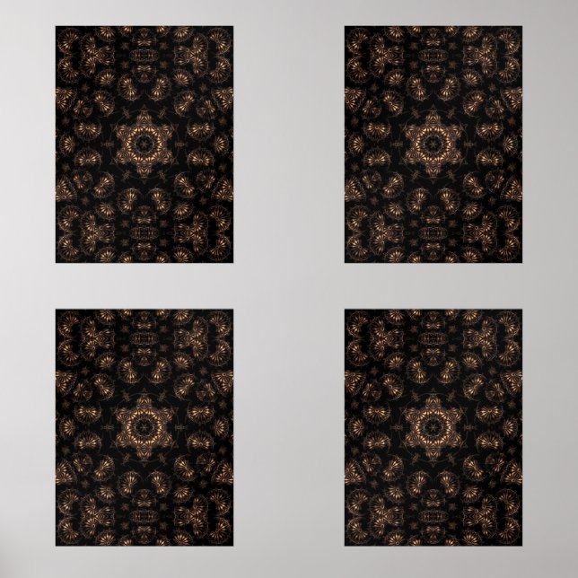 Bronze Age Mandala  Wall Art Sets (Front)