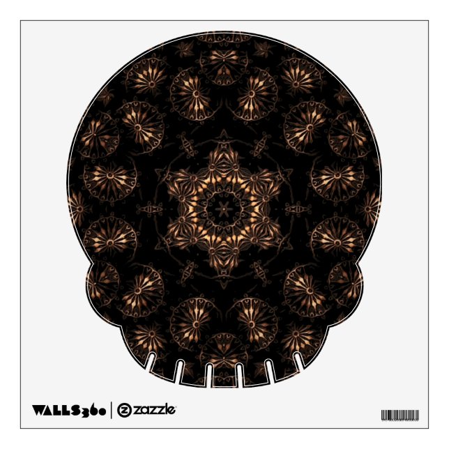 Bronze Age Mandala  Wall Decal (Front)