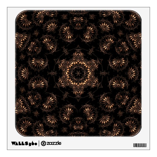 Bronze Age Mandala  Wall Decal (Front)