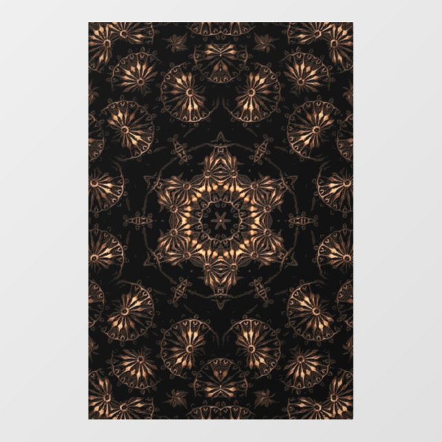Bronze Age Mandala  Wall Decal (Front)