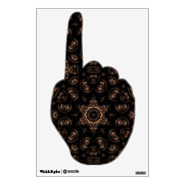 Bronze Age Mandala  Wall Decal (Front)