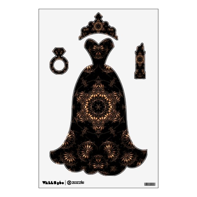 Bronze Age Mandala  Wall Decal (Front)