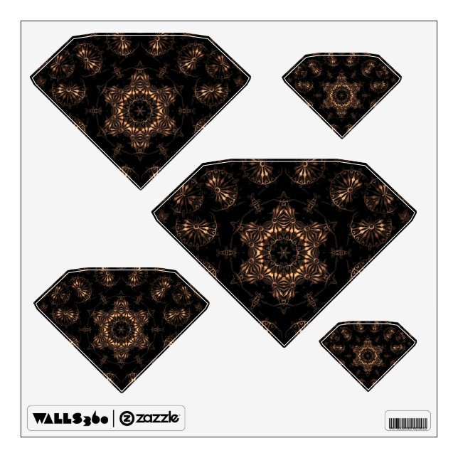 Bronze Age Mandala  Wall Decal (Front)