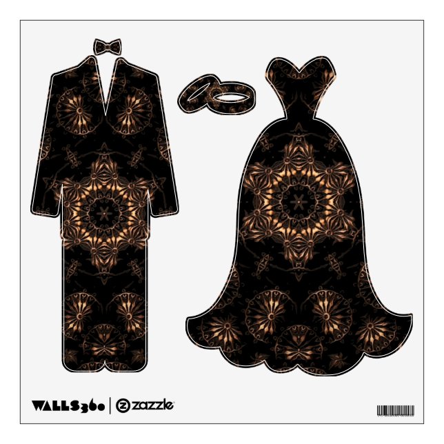 Bronze Age Mandala  Wall Decal (Front)