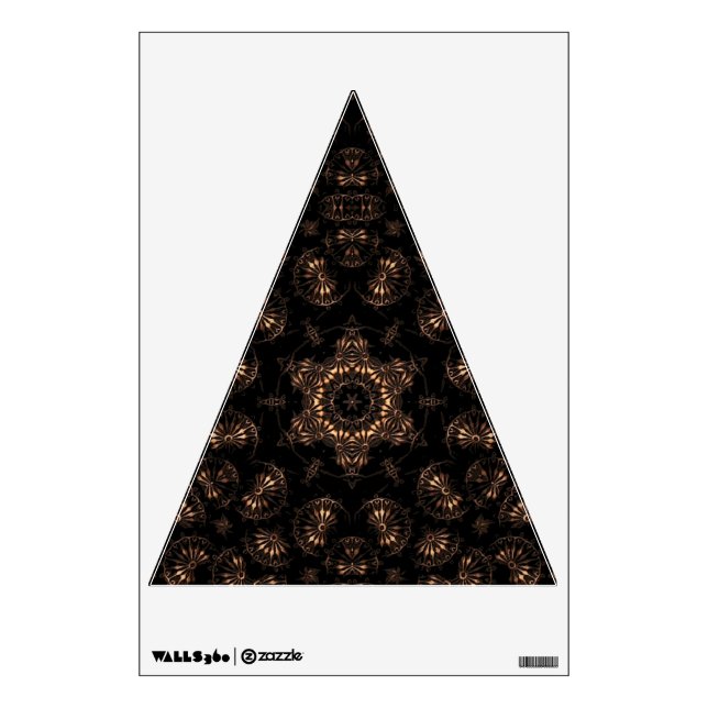 Bronze Age Mandala  Wall Decal (Front)