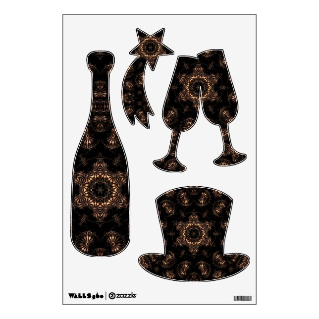 Bronze Age Mandala  Wall Decal (Front)