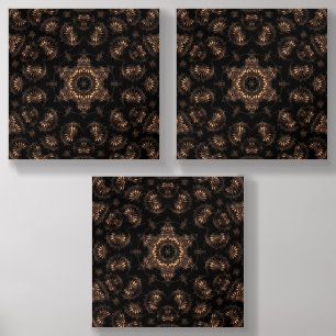 Bronze Age Mandala  Wood Photo Tile