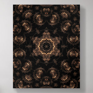Bronze Age Mandala  Wood Photo Tile
