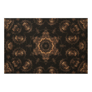 Bronze Age Mandala  Wood Wall Art