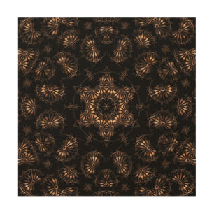 Bronze Age Mandala Wood Wall Art