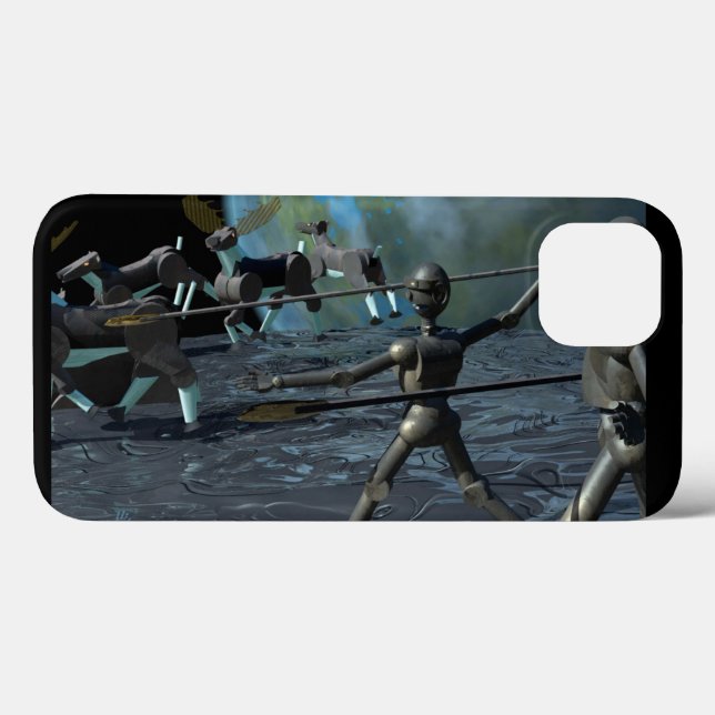 Bronze Age Robot Case-Mate iPhone Case (Back (Horizontal))