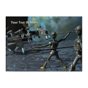 Bronze Age Robots Acrylic Print