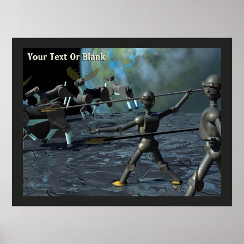 Bronze Age Robots Poster