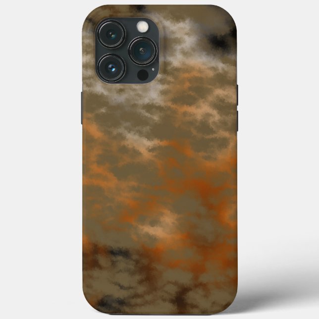 Bronze and Copper Marble Abstract Case-Mate iPhone Case (Back)