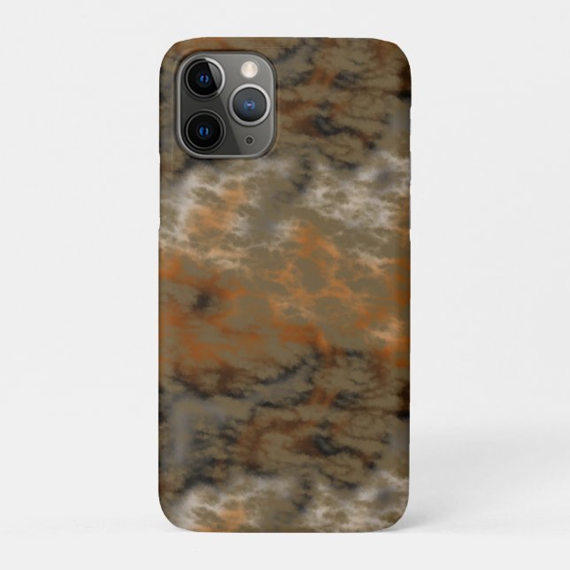 Bronze and Copper Marble Abstract Case-Mate iPhone Case (Back)