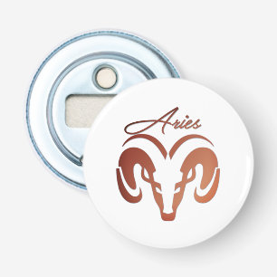 Bronze Aries the Ram Zodiac Bottle Opener