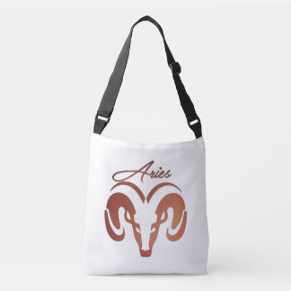 Bronze Aries the Ram Zodiac Crossbody Bag