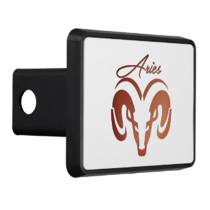Bronze Aries the Ram Zodiac Hitch Cover