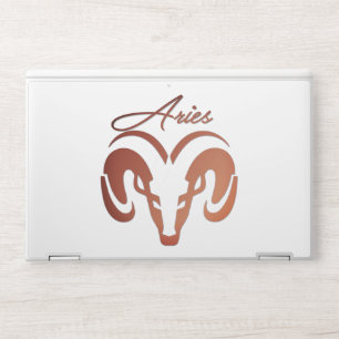 Bronze Aries the Ram Zodiac HP Laptop Skin