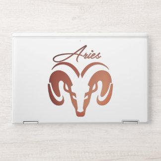 Bronze Aries the Ram Zodiac HP Laptop Skin