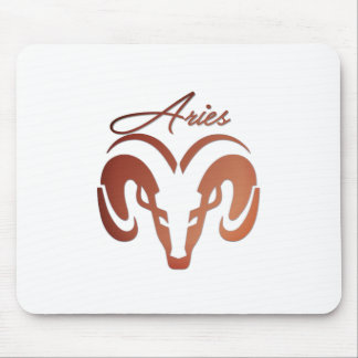 Bronze Aries the Ram Zodiac Mouse Pad