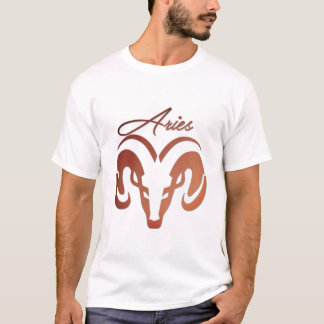 Bronze Aries the Ram Zodiac T-Shirt