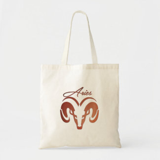 Bronze Aries the Ram Zodiac  Tote Bag