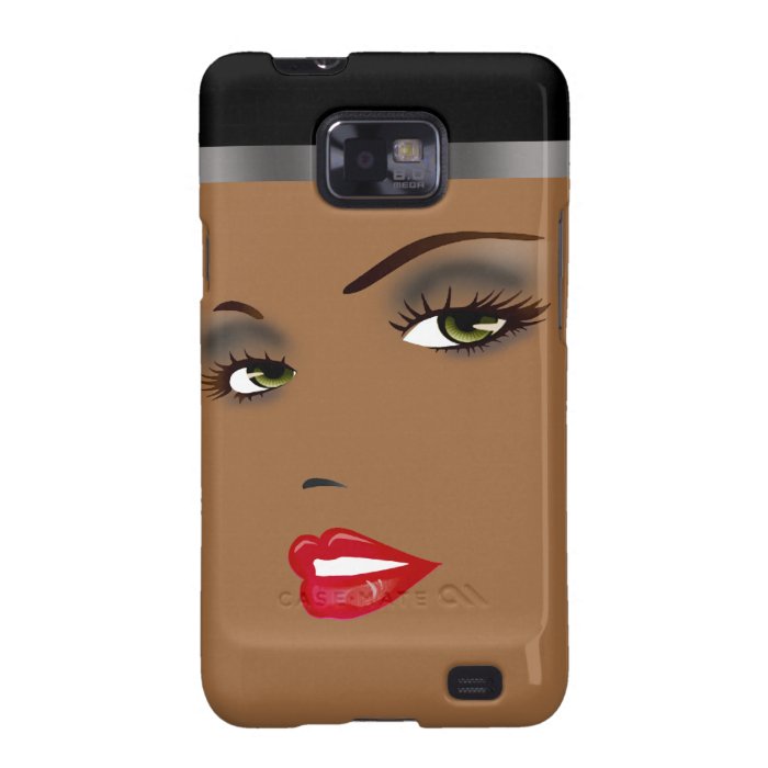 Bronze Beauty Pinup 1 Femme Fatale Diva Samsung Galaxy S Covers