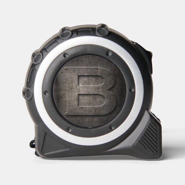 Bronze Black Metal B Monogram TM Tape Measure (Front)
