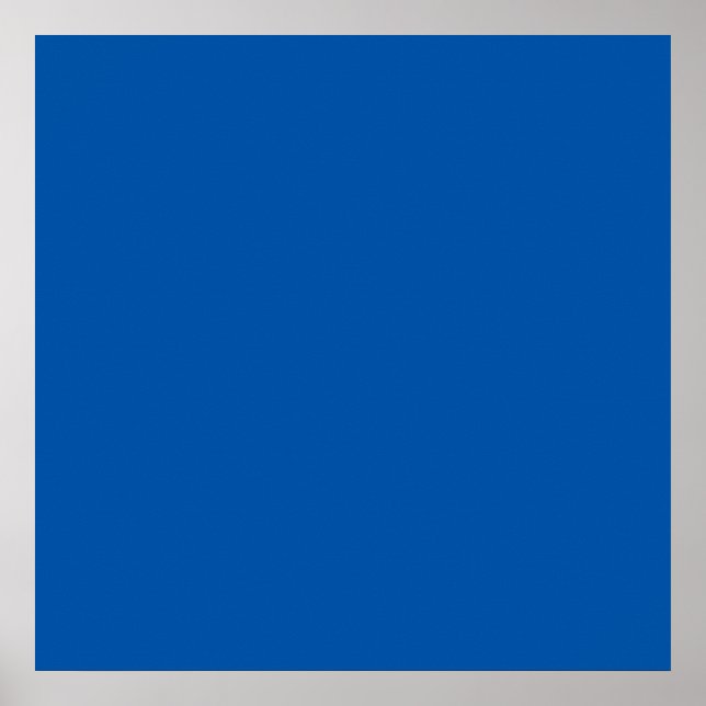 Bronze Blue Customizable Template Blank Poster (Front)