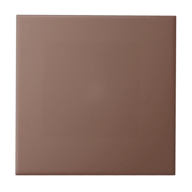 Bronze Brown Solid Color Ceramic Tile (Front)
