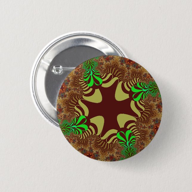 Bronze Cross Button (Front & Back)